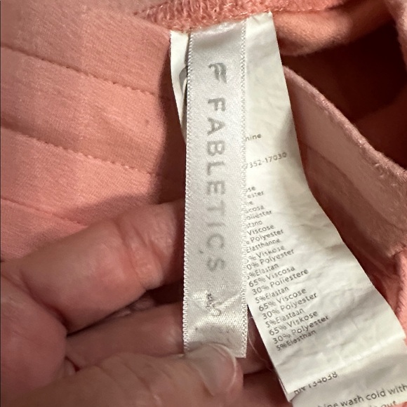 CLEAR OUT! Fabletics Pinky Peach Sweatpants loungewear small - Picture 5 of 8